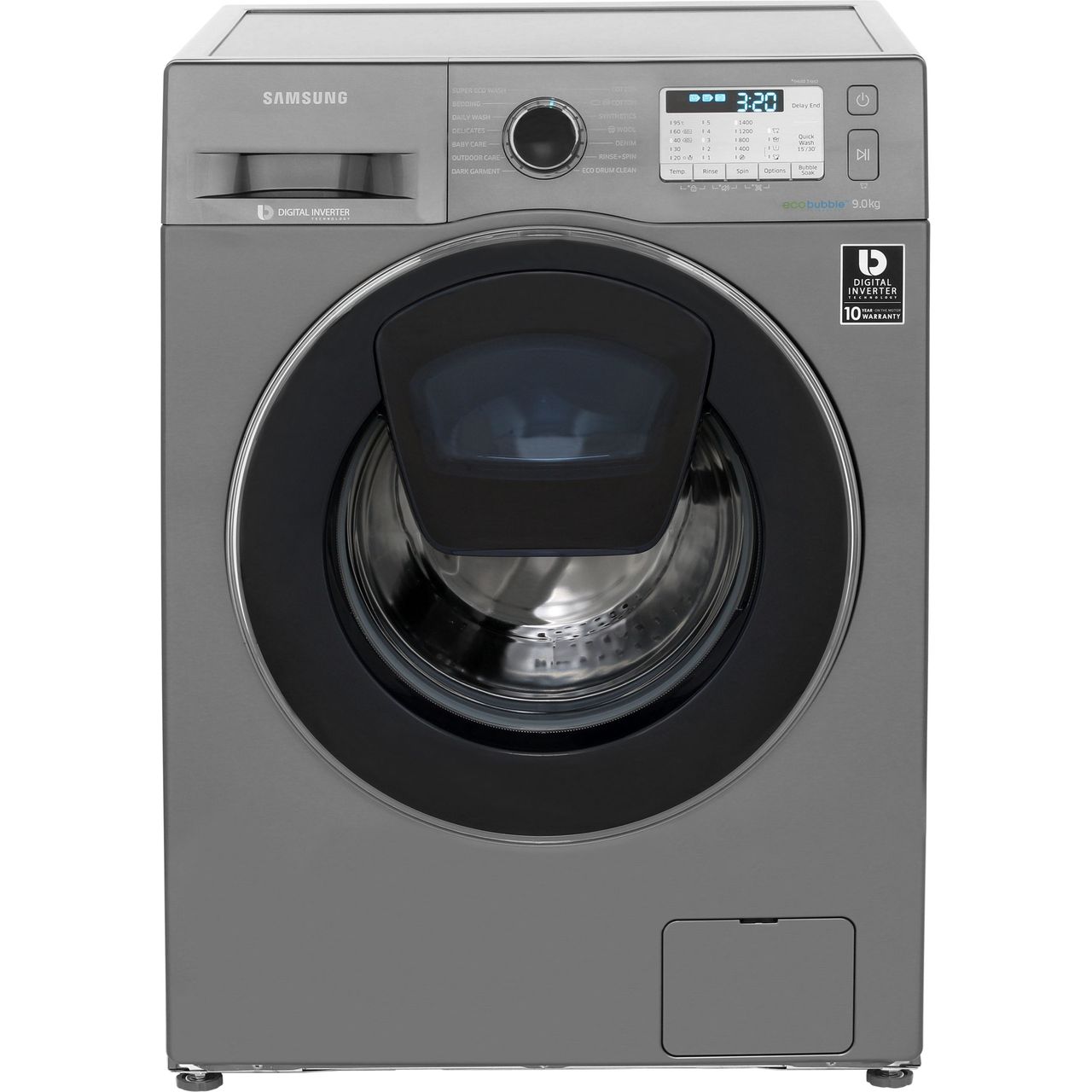 Samsung AddWash™ ecobubble™ WW90K5413UX 9Kg Washing Machine with 1400 rpm Review