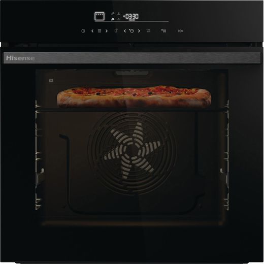 Hisense Built In Electric Single Oven - Black  - Front shot
