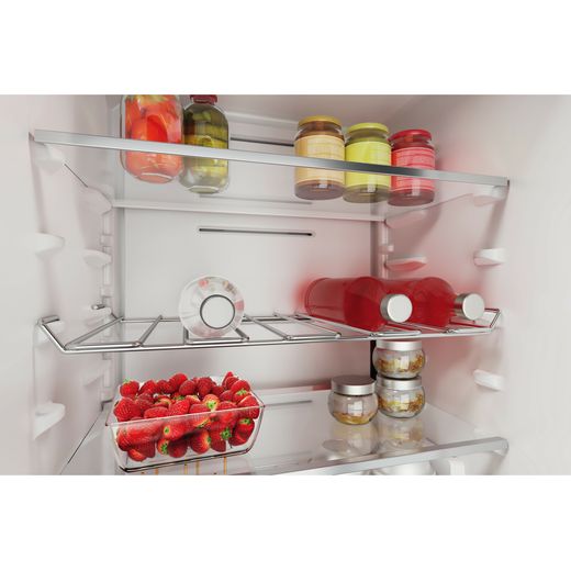 Hotpoint Integrated 70/30 Total No Frost Fridge Freezer - White - Close up inside shot
