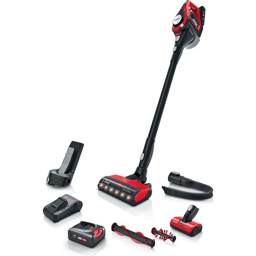 Bosch Serie 8 BCS8224PET Akkusauger Schwarz / Rot