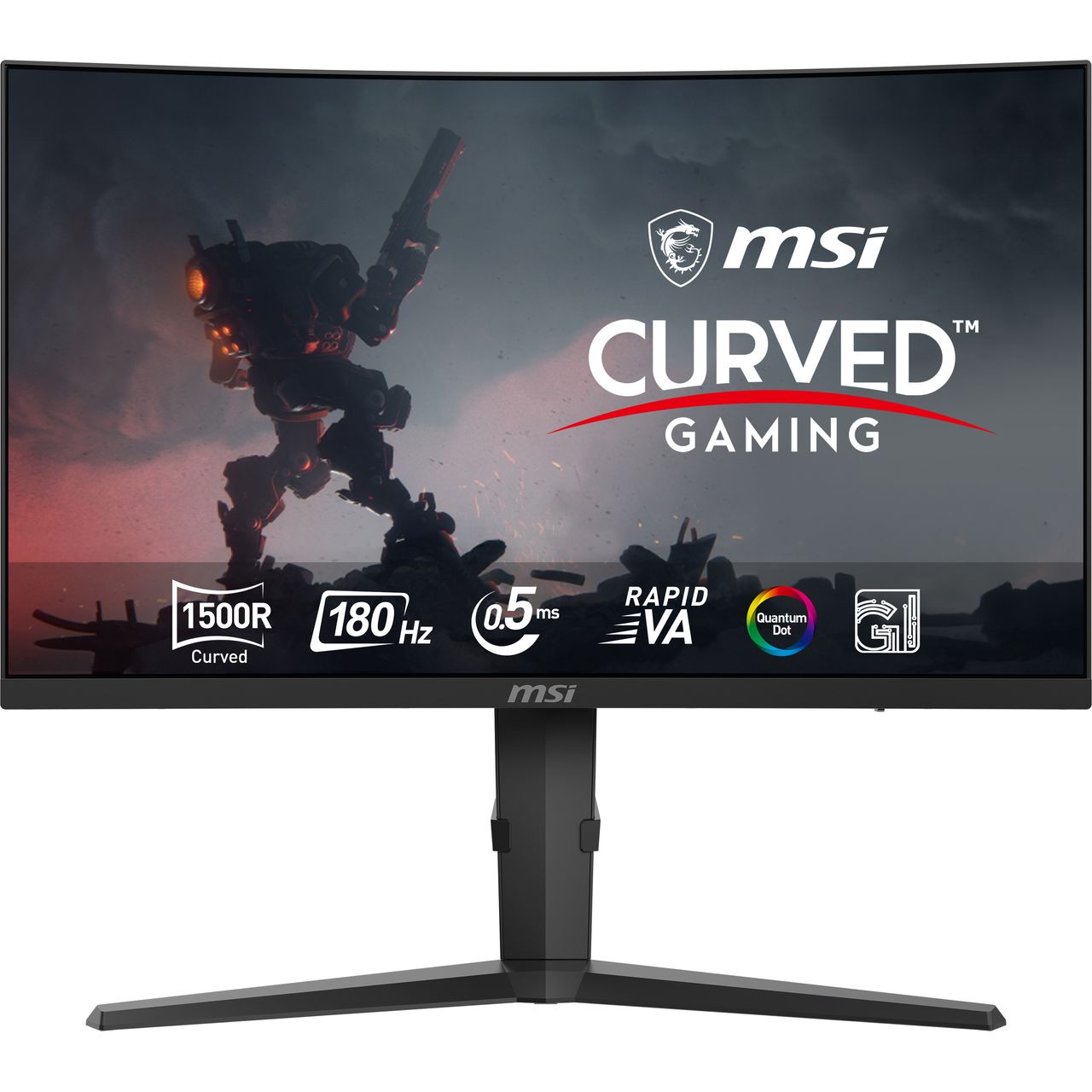 MSI 27” MAG WQHD curved gaming monitor | 9S6-3CD04H-029 | ao.com