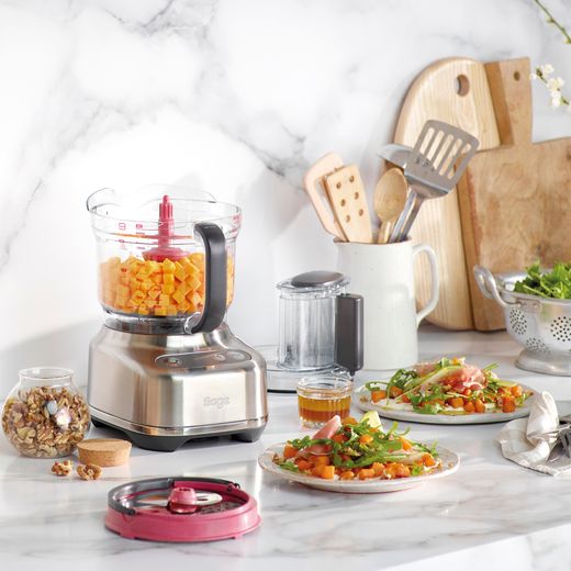 Sage The Paradice™ 9 - Stainless Steel Brushed - Food on table in kitchen shot 