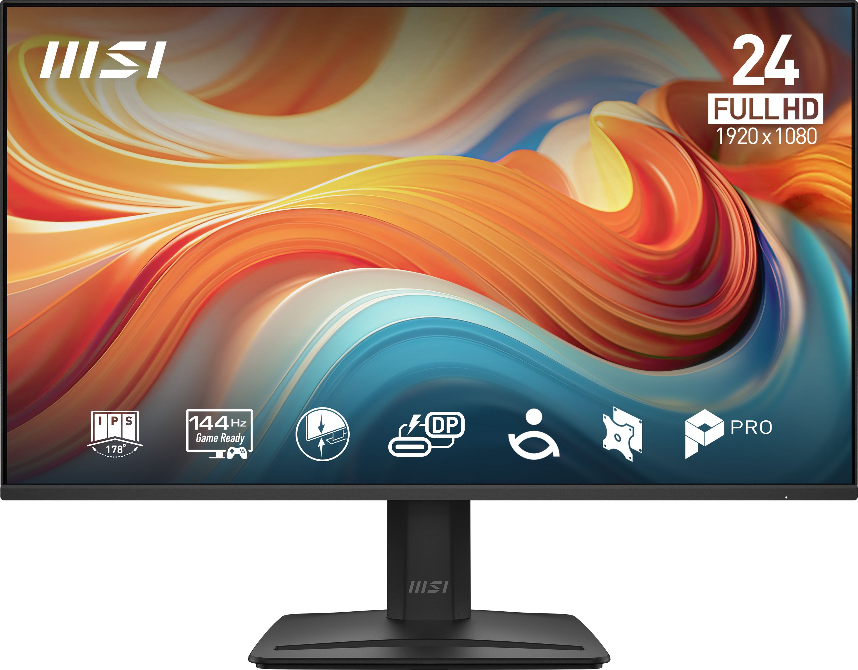 MSI Pro MP242 E14A Monitor 23.8-inch 144Hz Full HD Black