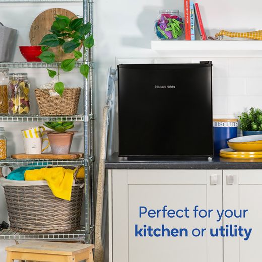 Russell Hobbs Table Top Mini Freezer - Black - Annotation - Perfect for kitchen or utility