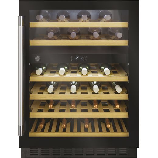 Hoover HWCB60DUKBM/N Built In Wine Cooler - Black - G Rated