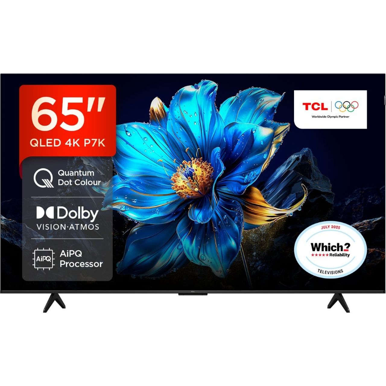 TCL 65-inch 4K Ultra HD QLED Smart TV | P7K | ao.com