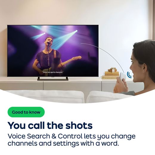 Veltech X230 55" 4K Ultra HD Smart TV  - AO Annotation - Voice-Control
