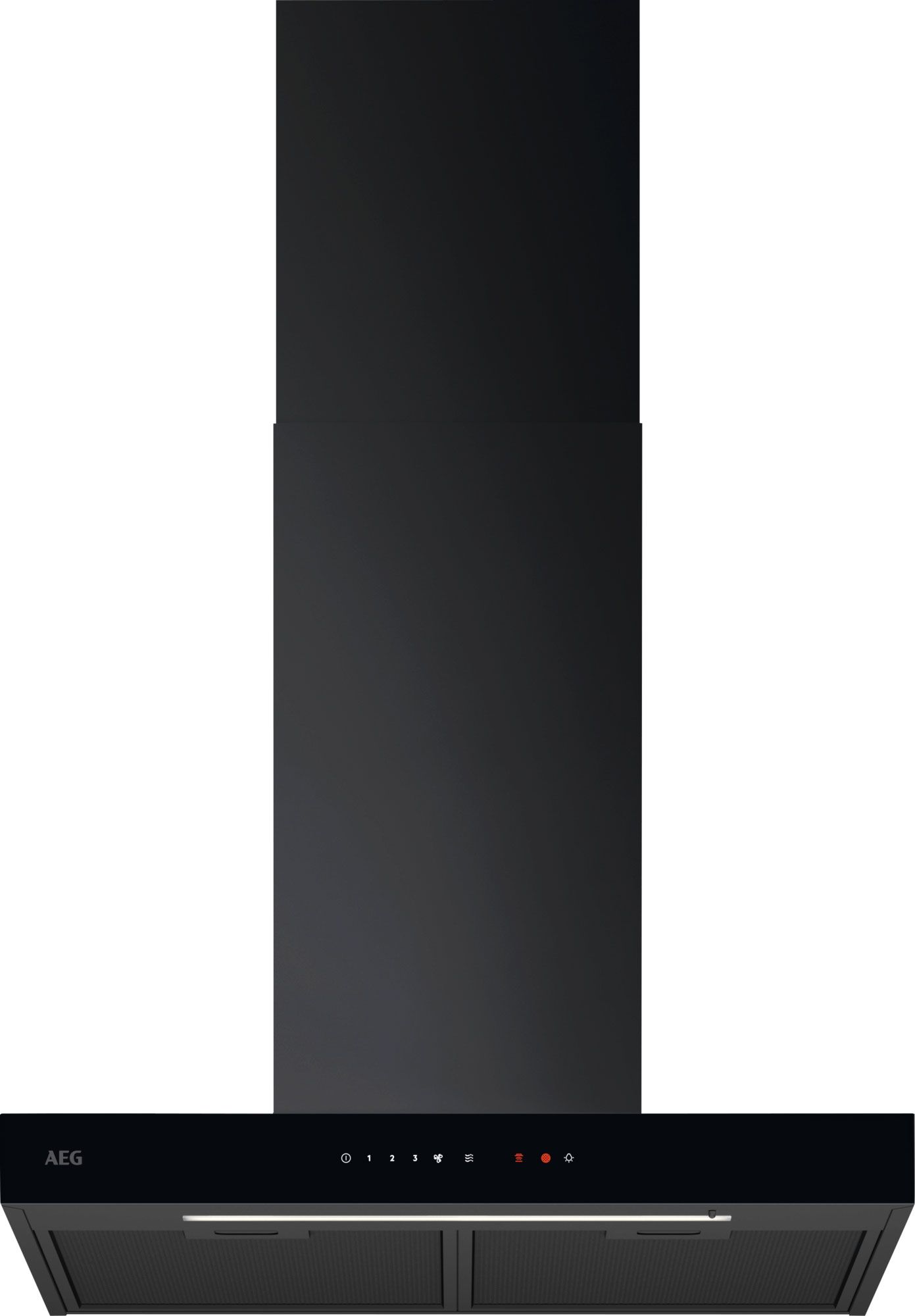 Image of AEG 6000 Hob2Hood® GB67D61HB 60cm Chimney Cooker Hood - Black, Black