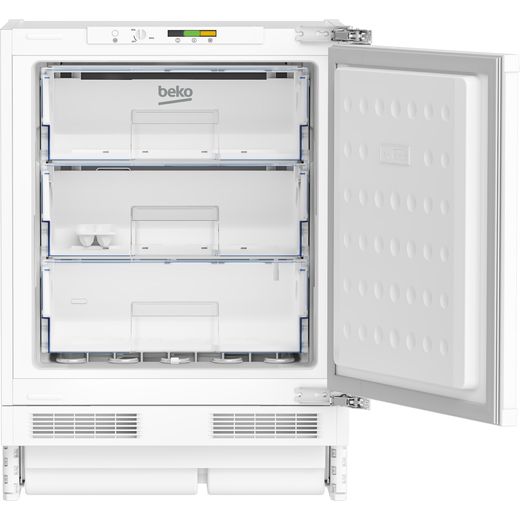 Beko Integrated Under Counter Freezer - Front with door open shot