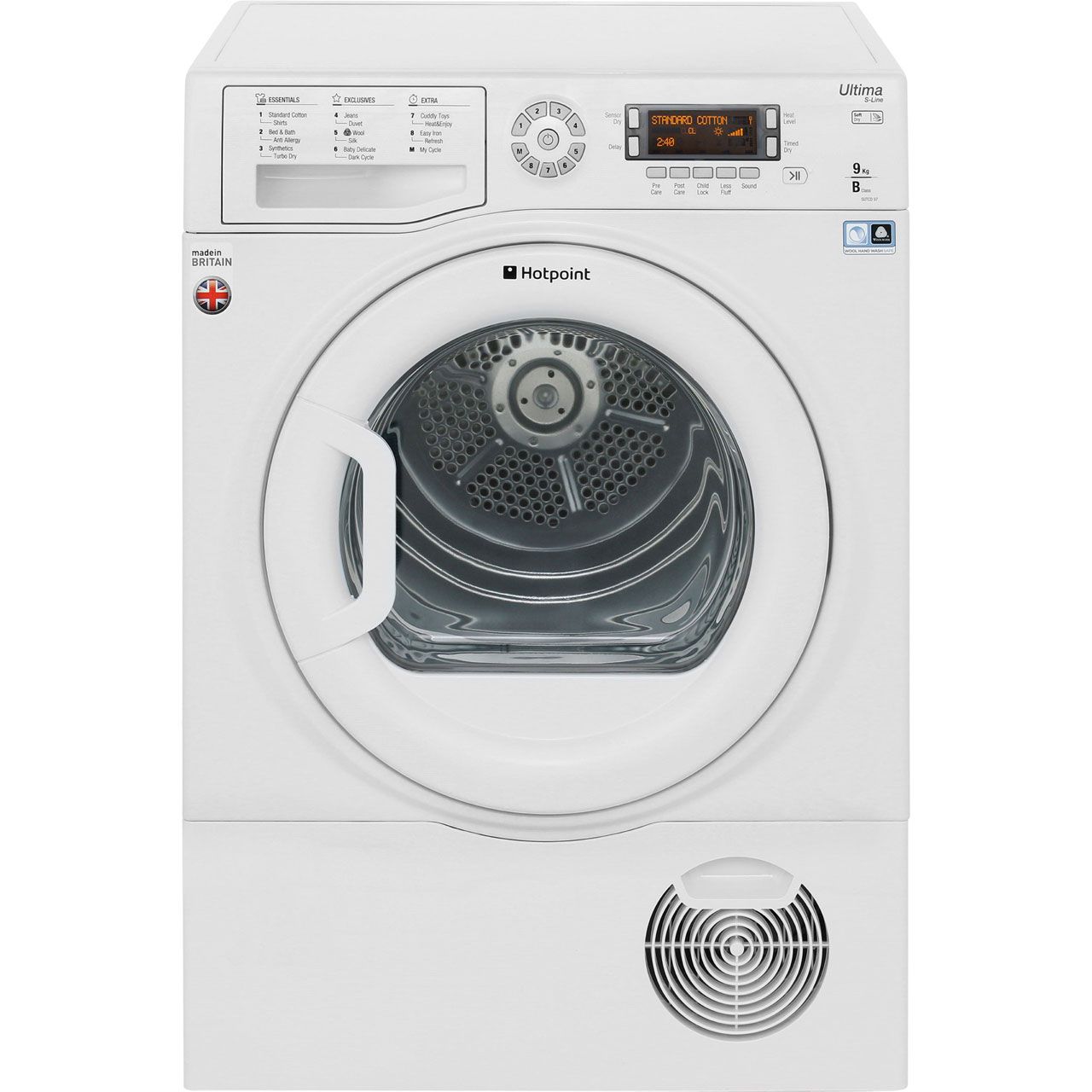 Hotpoint Ultima S-Line SUTCD97B6PM 9Kg Condenser Tumble Dryer Review