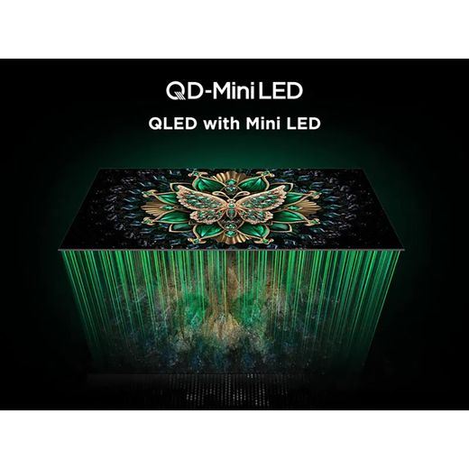 TCL C6K 65" 4K Ultra HD QLED Smart Google TV [2025] - 65C6K-UK - Annotation - QD Mini LED