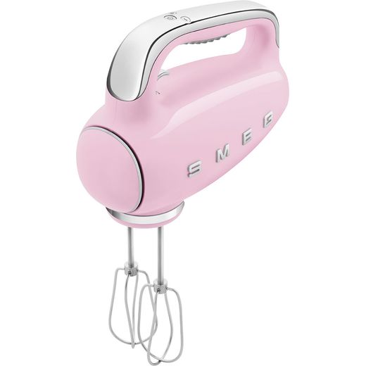 Smeg 50's Retro HMF01PKUK Hand Mixer with 3 Accessories - Pink