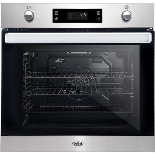 Belling BI602MFPY Built In Electric Single Oven - Stainless Steel