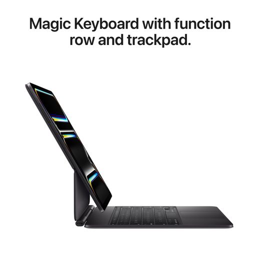 Apple iPad Pro 13" 512GB WiFi + Cellular 2025 - Space Black - Annotation - Magic keyboard shot