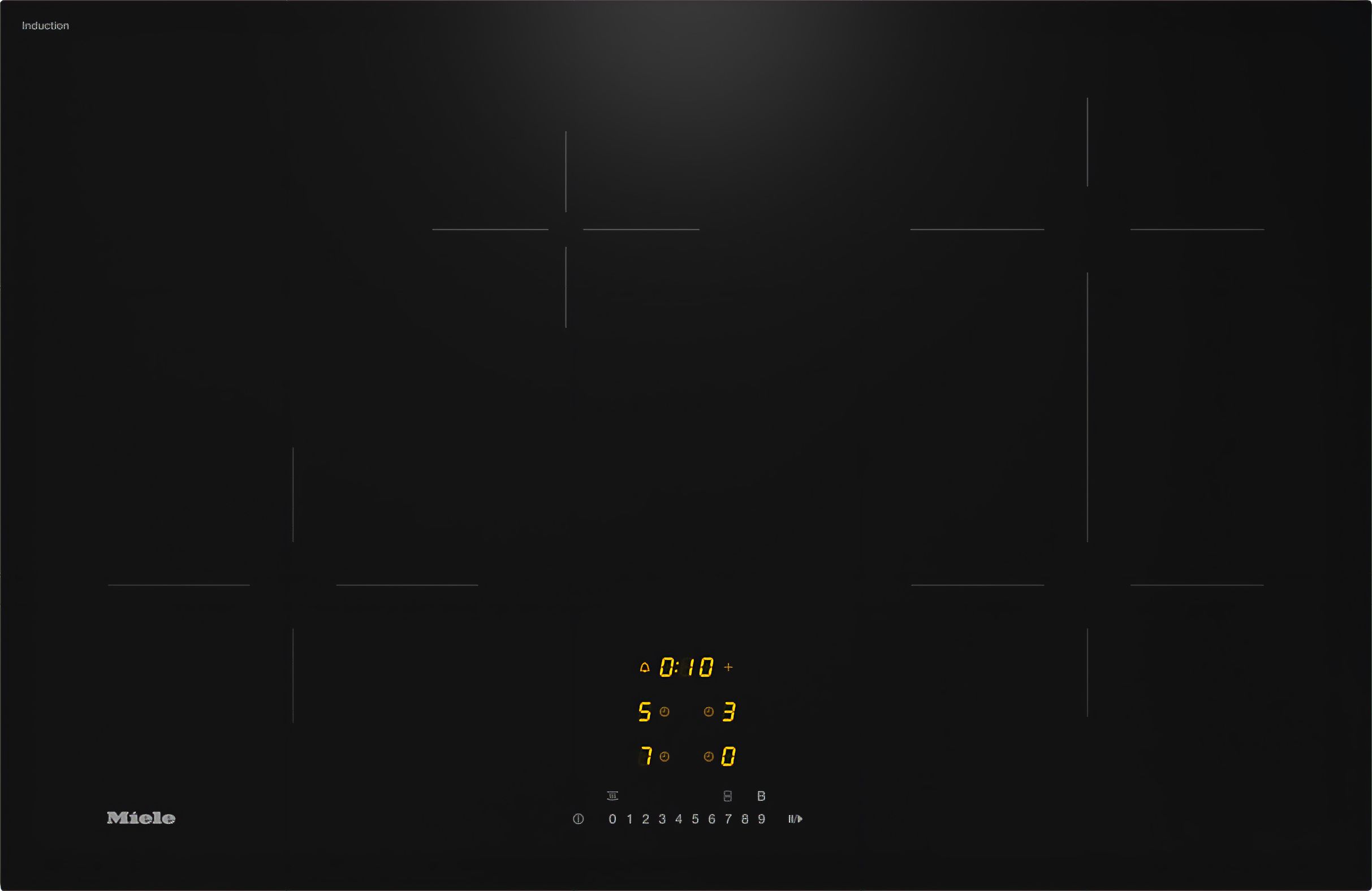 Miele KM7373FL 80cm Induction Hob - Black