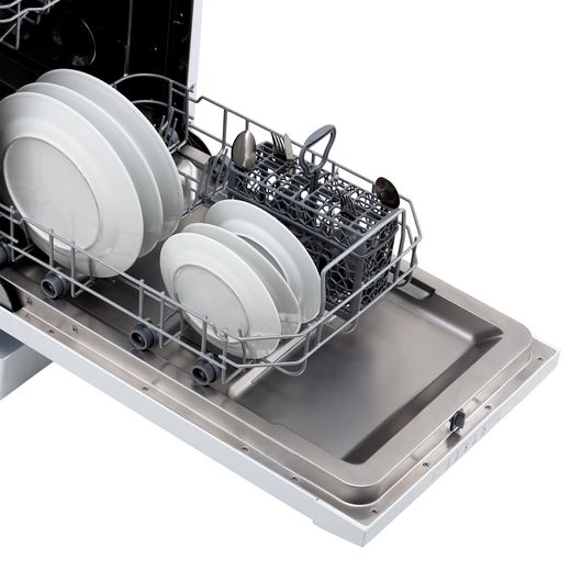 Candy Slimline Dishwasher - White