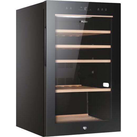 Haier Wine Cooler - Black - Right perpsective shot