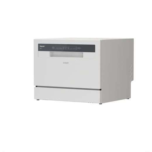 Candy RapidÓ Table Top Dishwasher - White -  left perpsective shot
