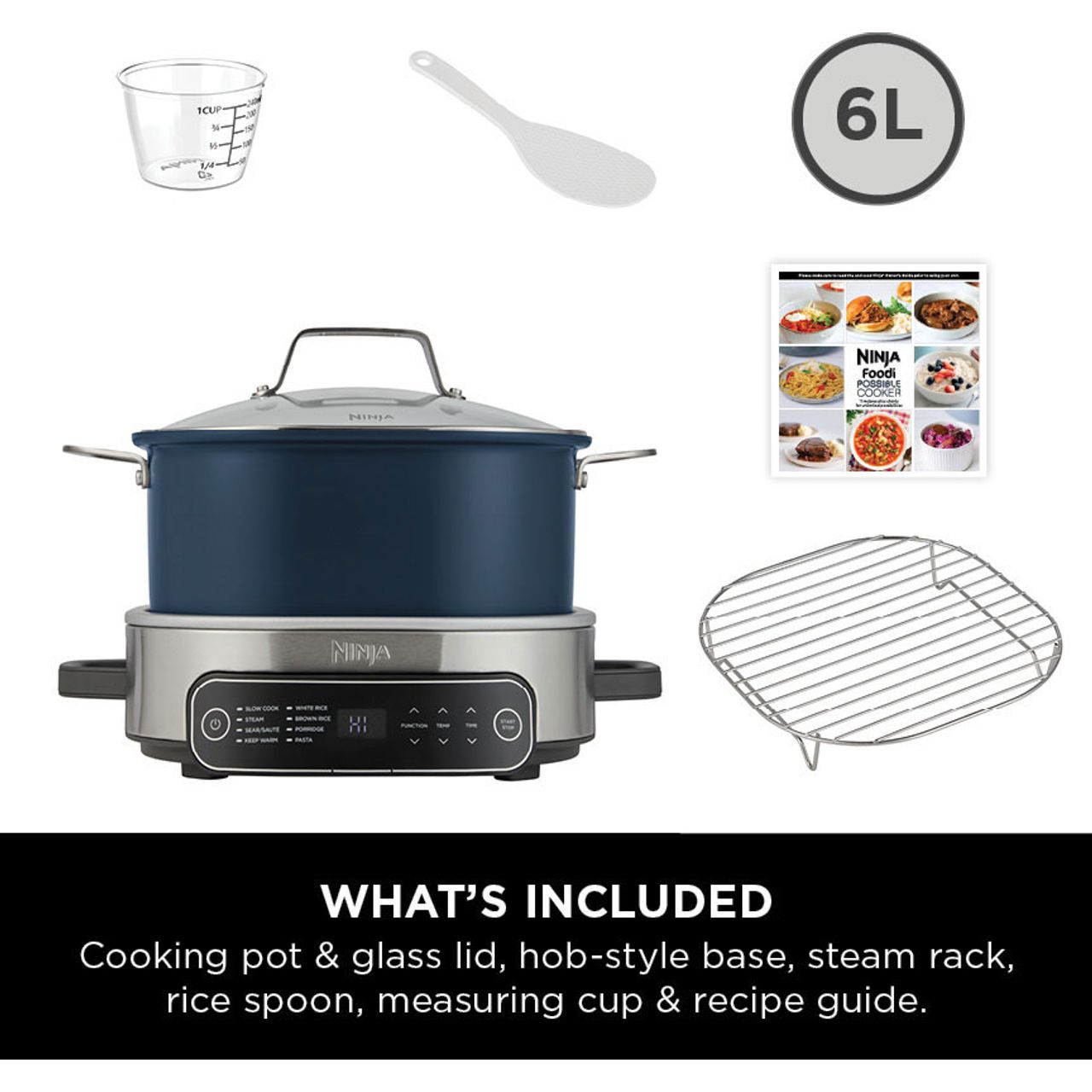 Ninja Multi Cooker | MC1101UK_MBL | ao.com