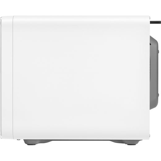 Smeg Collezione MOC01WHMUK Litre 30cm High, Freestanding Small - White - Side shot
