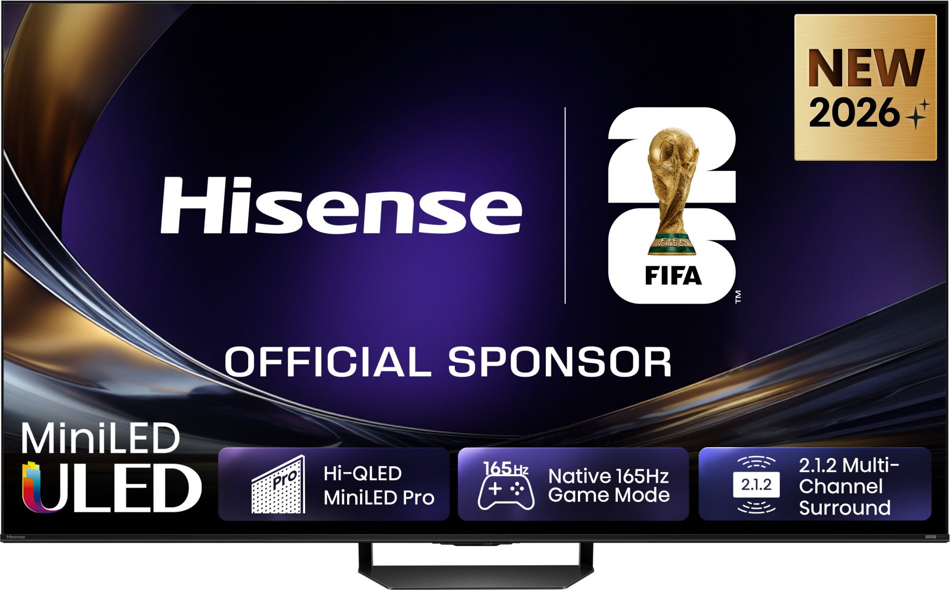 Hisense - 75U7STUK PRO - MiniLED TV - 75-inch - 4K Ultra HD - Grey