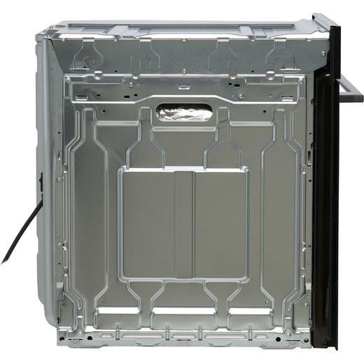 Hisense Hi8 BlackLine BAS6AH8BUKWF Wifi Connected Built In Electric Single Oven - Jet Black - Side shot