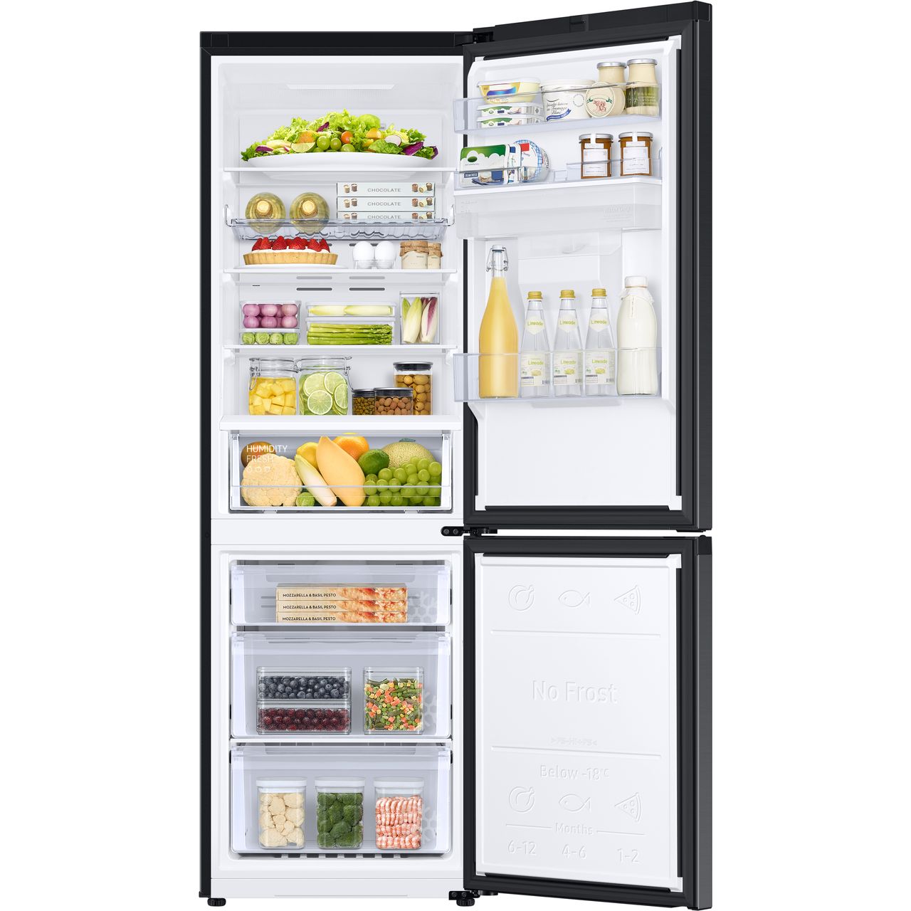 samsung series 5 spacemax rb34t632ebn eu 70 30 fridge freezer