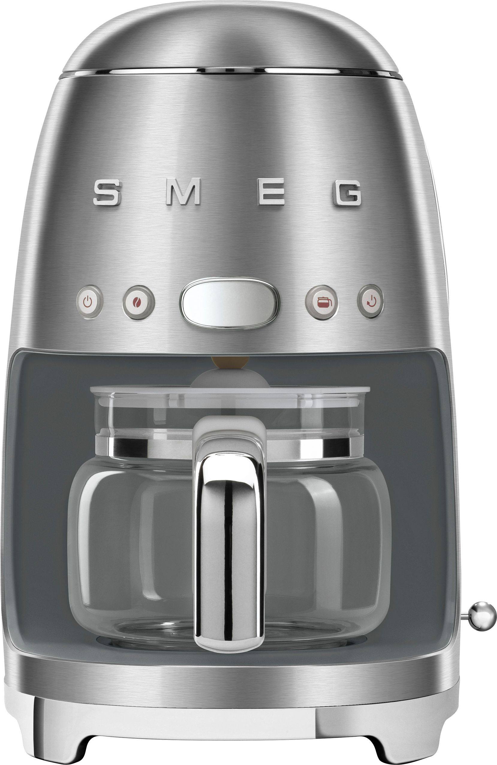 Smeg Drip Coffee Maker - 10 Cups - Stainless Steel
