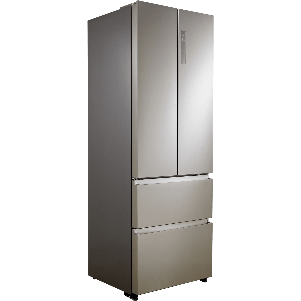 Haier American Fridge Freezer - Stainless Steel