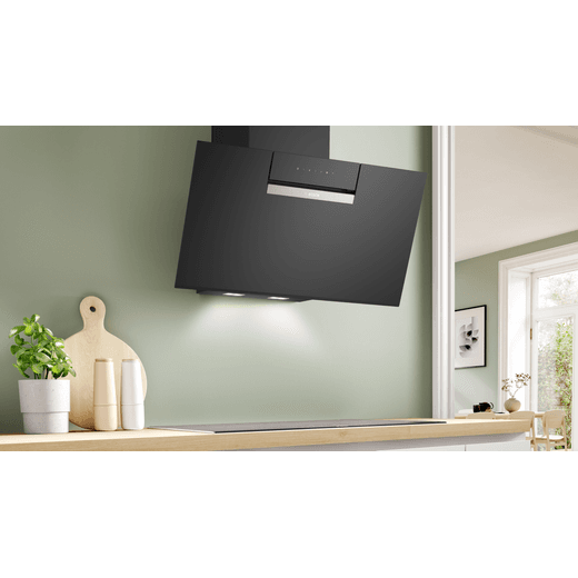 Bosch Series 4 DWK87FN60B Chimney Cooker Hood - Black - Cooker hood in kitchen