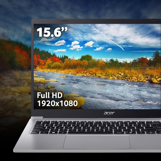 Acer Aspire Lite Aspire Lite AL15-36P 15.6" Laptop - Intel® Processor N-series, 128GB SSD, 8 GB RAM - Inox - annotation - 15.6" screen, Full HD resolution