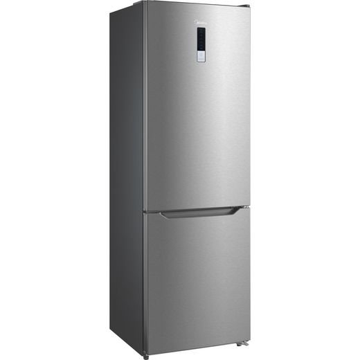 Midea 60/40 Frost Free Fridge Freezer - Silver - Right perspective