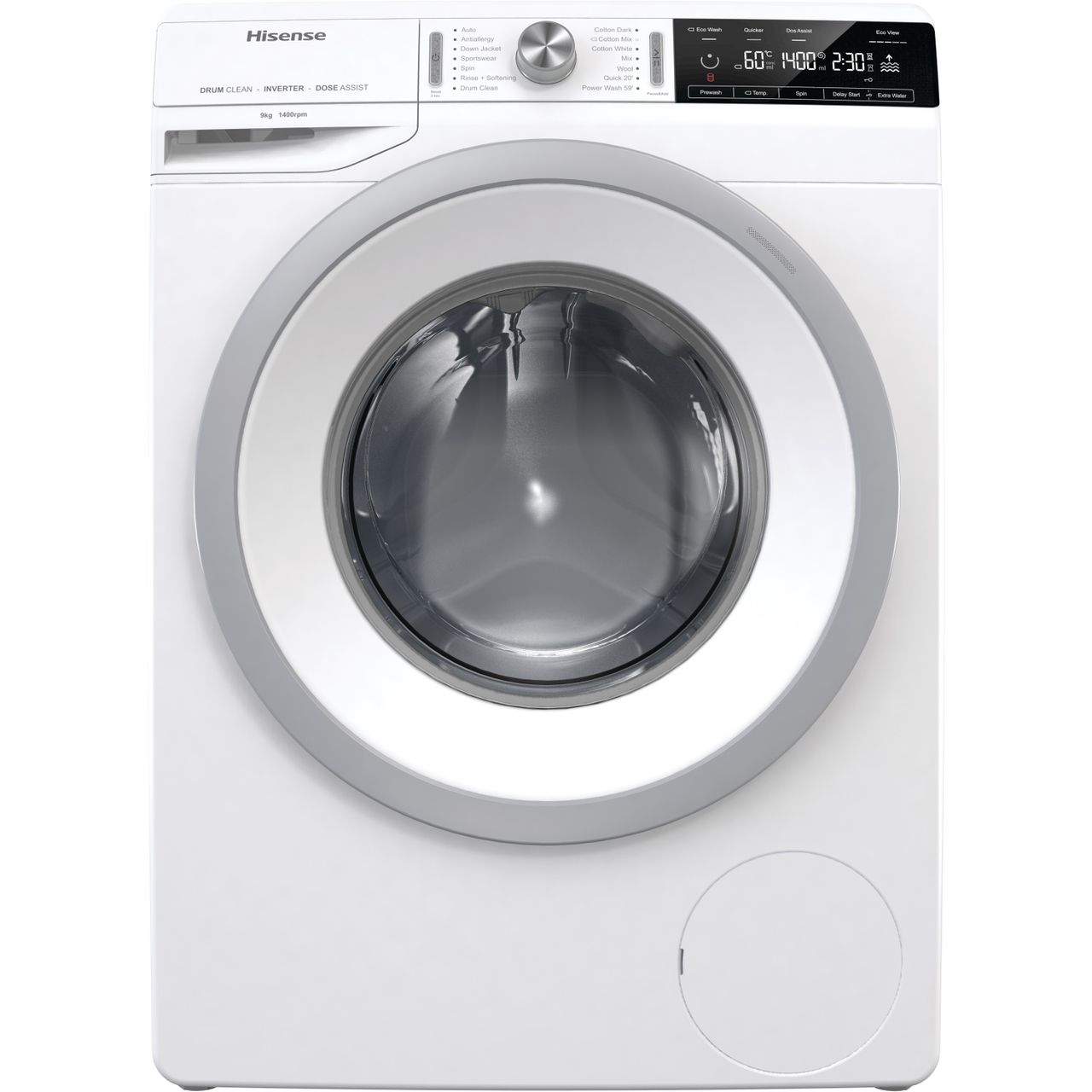 Hisense WFGA9014V 9Kg Washing Machine with 1400 rpm Review