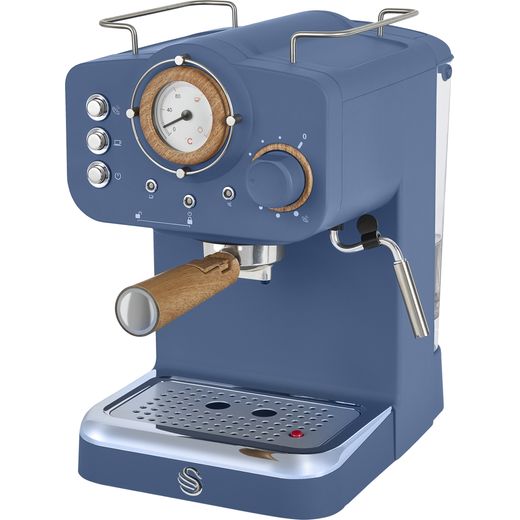 Swan Nordic SK22110BLUN Espresso Coffee Machine - Blue
