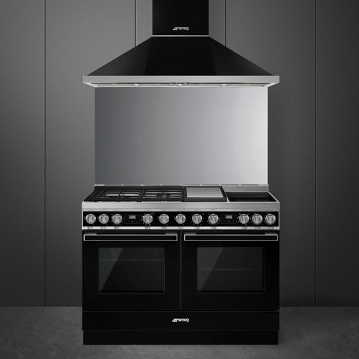 Smeg Portofino CPF120IGMPBL Free Standing range cookers in Black