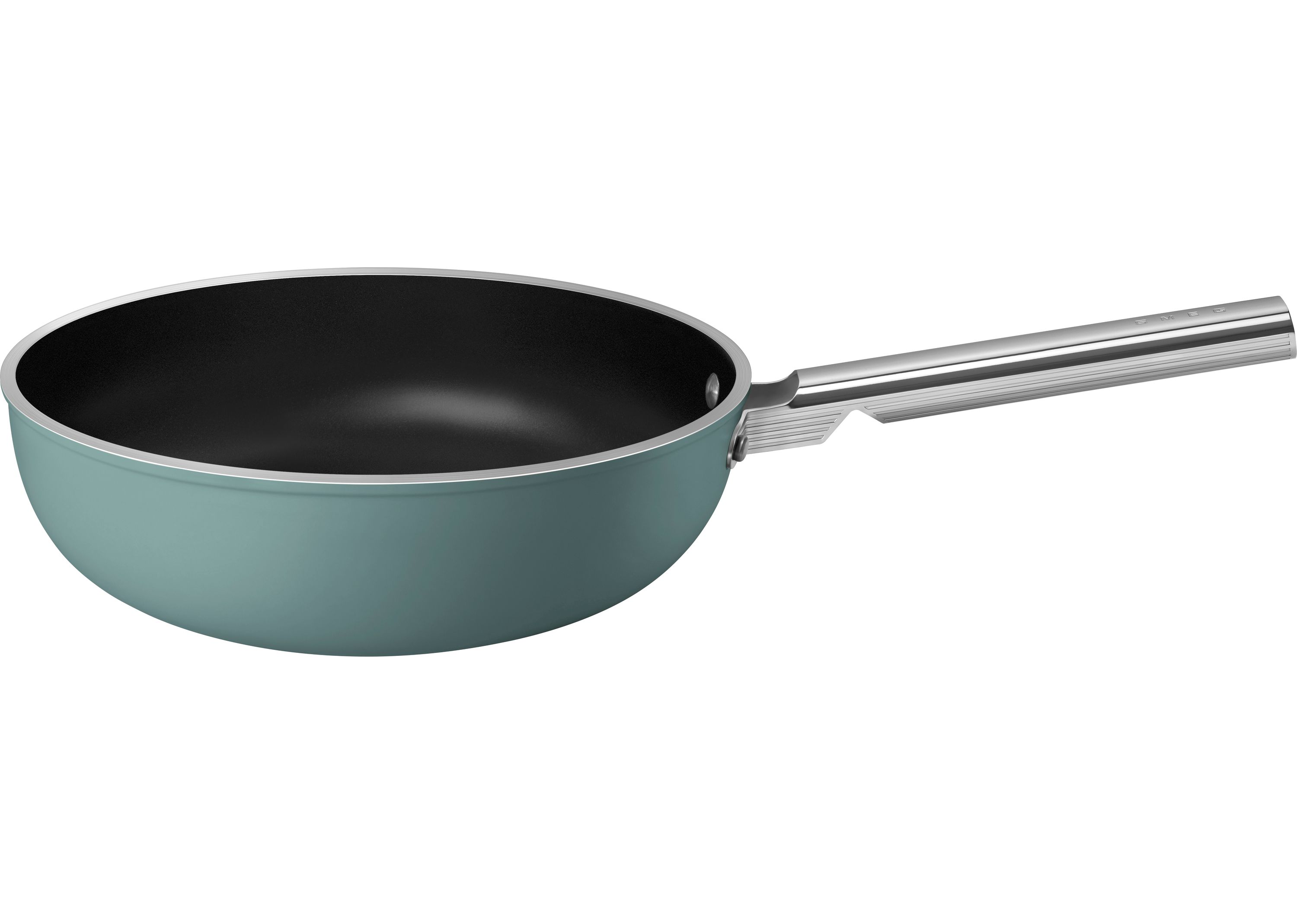 Smeg - 50's Style Wok Pan - 30cm - Emerald Green
