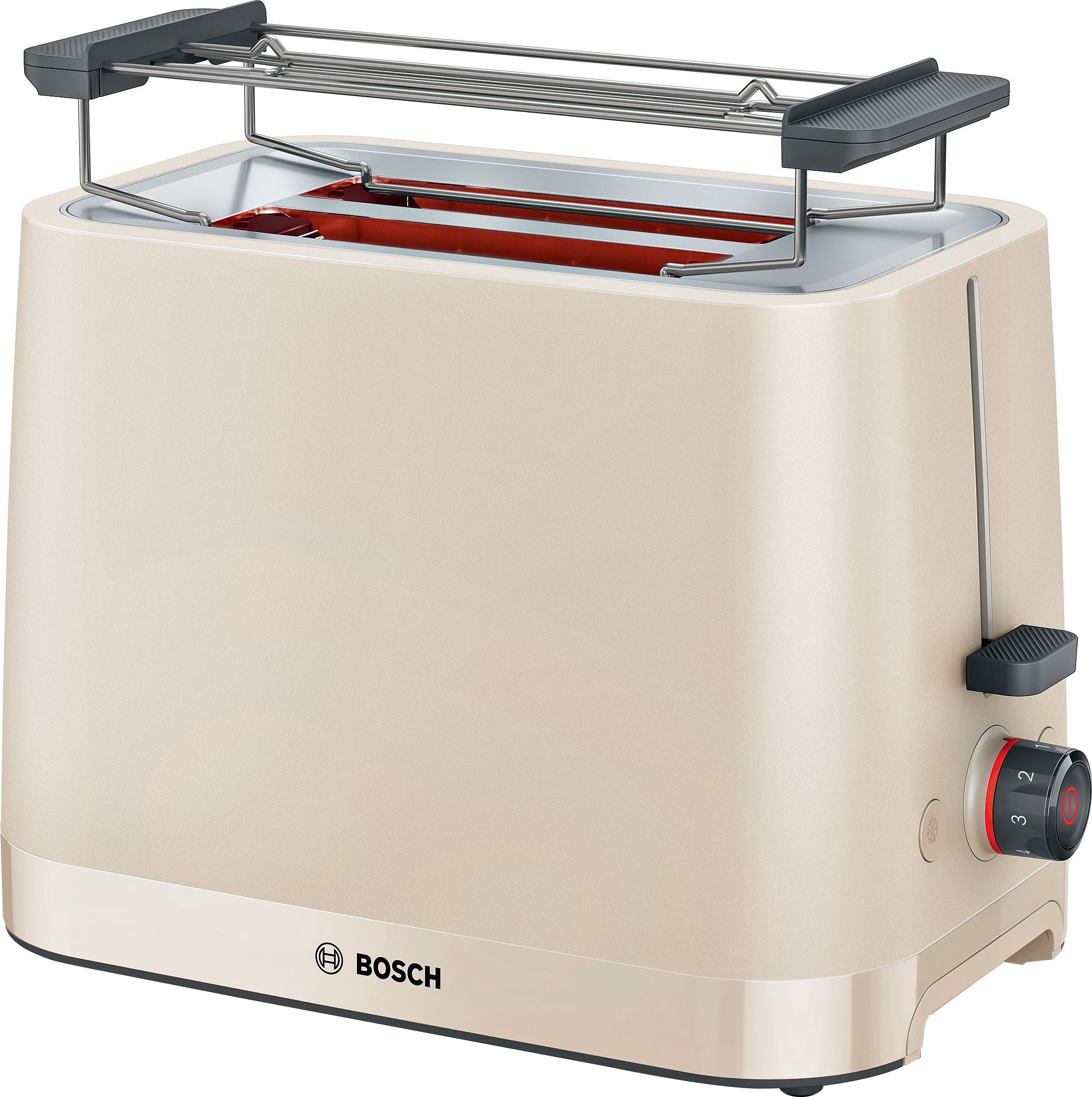 Bosch MyMoment Infuse TAT3M127GB 2 Slice Toaster - Cream, Cream