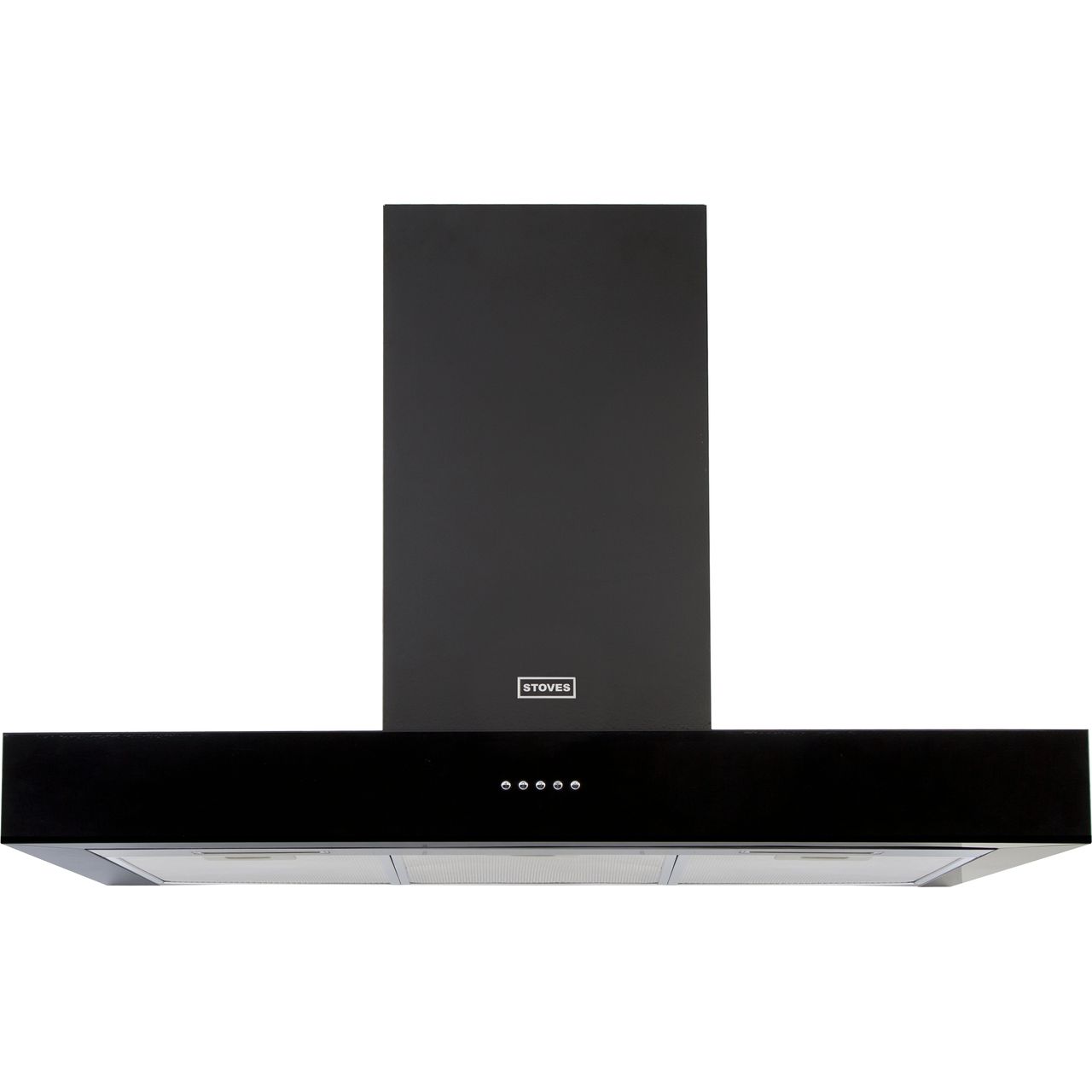 Stoves Sterling ST S1100 STER FLAT BLK 110 cm Chimney Cooker Hood Review