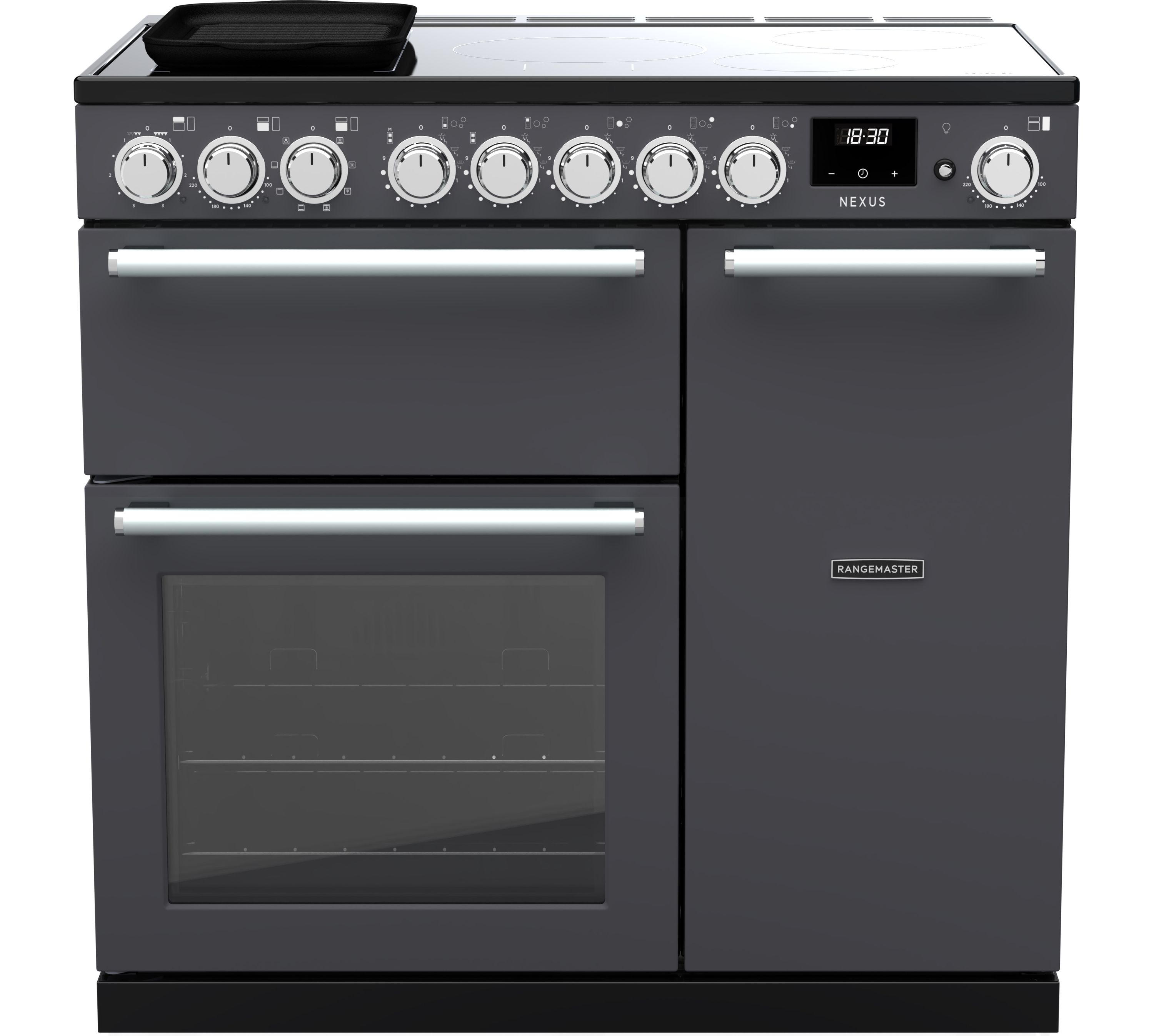 Rangemaster Nexus 90 Induction NEX90EIPSLT/CM1 90cm Electric Range Cooker Induction Hob Slate
