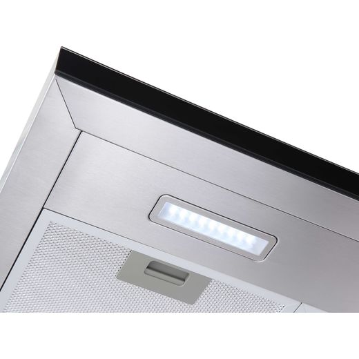 Midea MH90M21ET33SG-UK 90cm Chimney Cooker Hood - Stainless Steel - Close up light shot