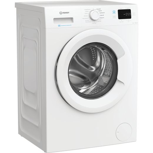 Indesit Push&Go IP 946 PUSH&GO UK 9kg Washing Machine with 1400 rpm - White - Right perspective