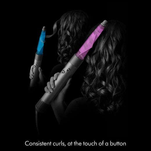 Dyson Airwrap™ 594810-01 Hair Straighteners - Red Velvet - Annotation -Curly in touch of button