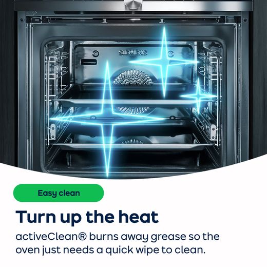 Siemens IQ-500 Built In Electric Single Oven - Stainless Steel - AO Annotation - activeClean®