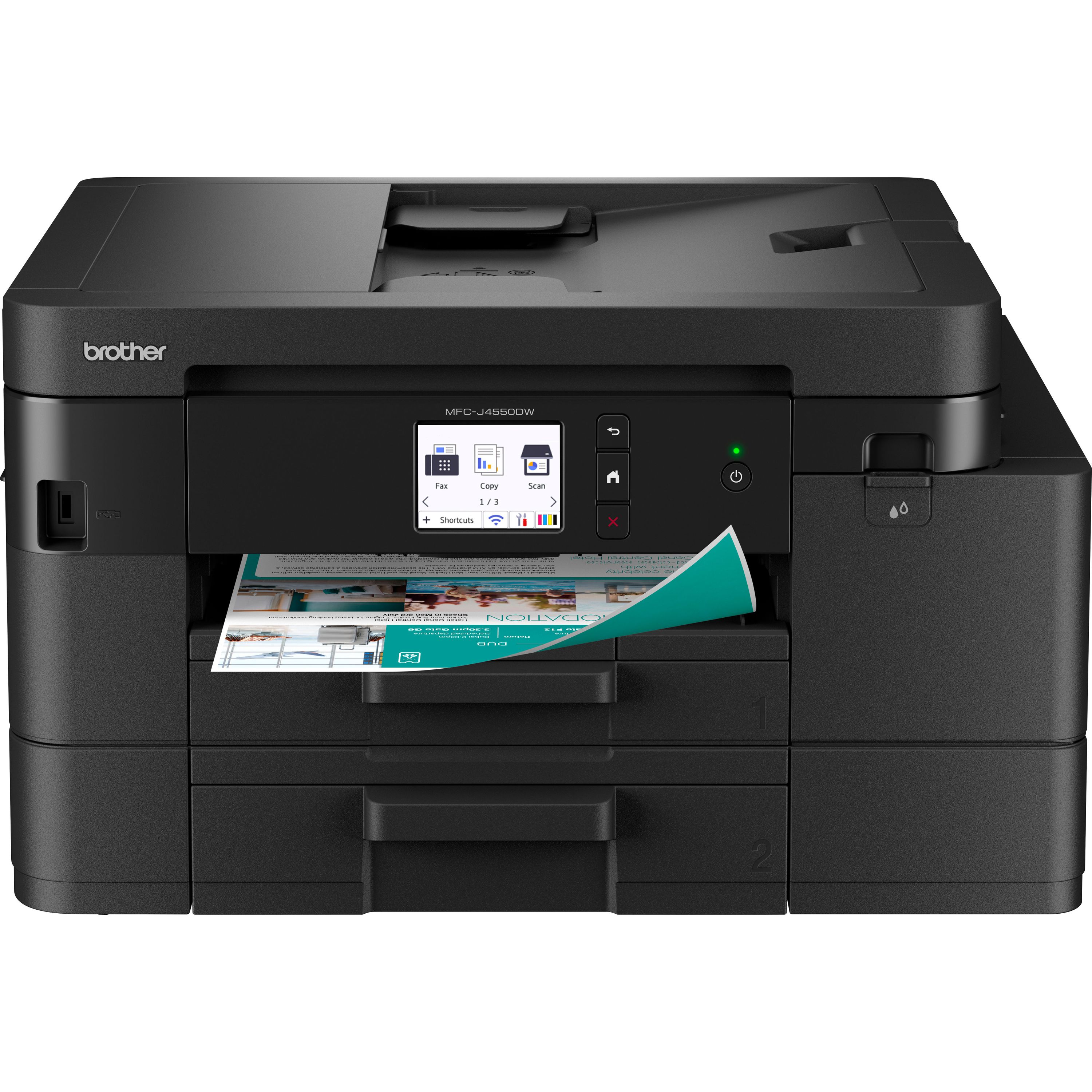 Brother MFCJ4550DW Wireless Inkjet Printer - Black, Black