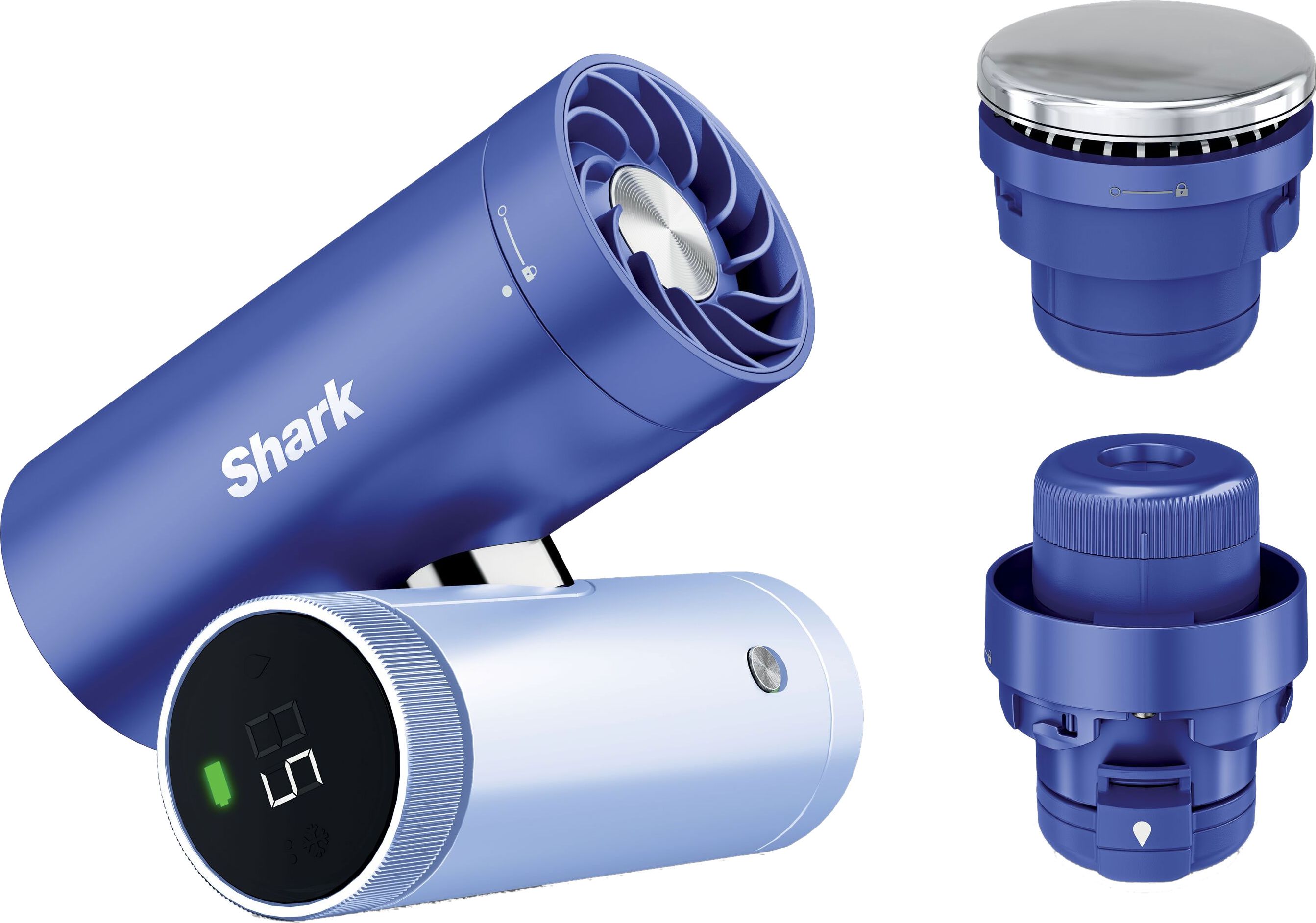 Image of Shark ChillPill 3-in-1 Fan, Mist & InstaChill System Cordless Fan - Haze, Purple
