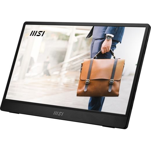 MSI Pro MP161 Monitor - Black - Left perspective