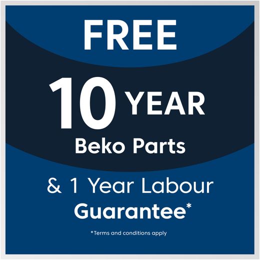 Beko 10 year parts 1 year labour