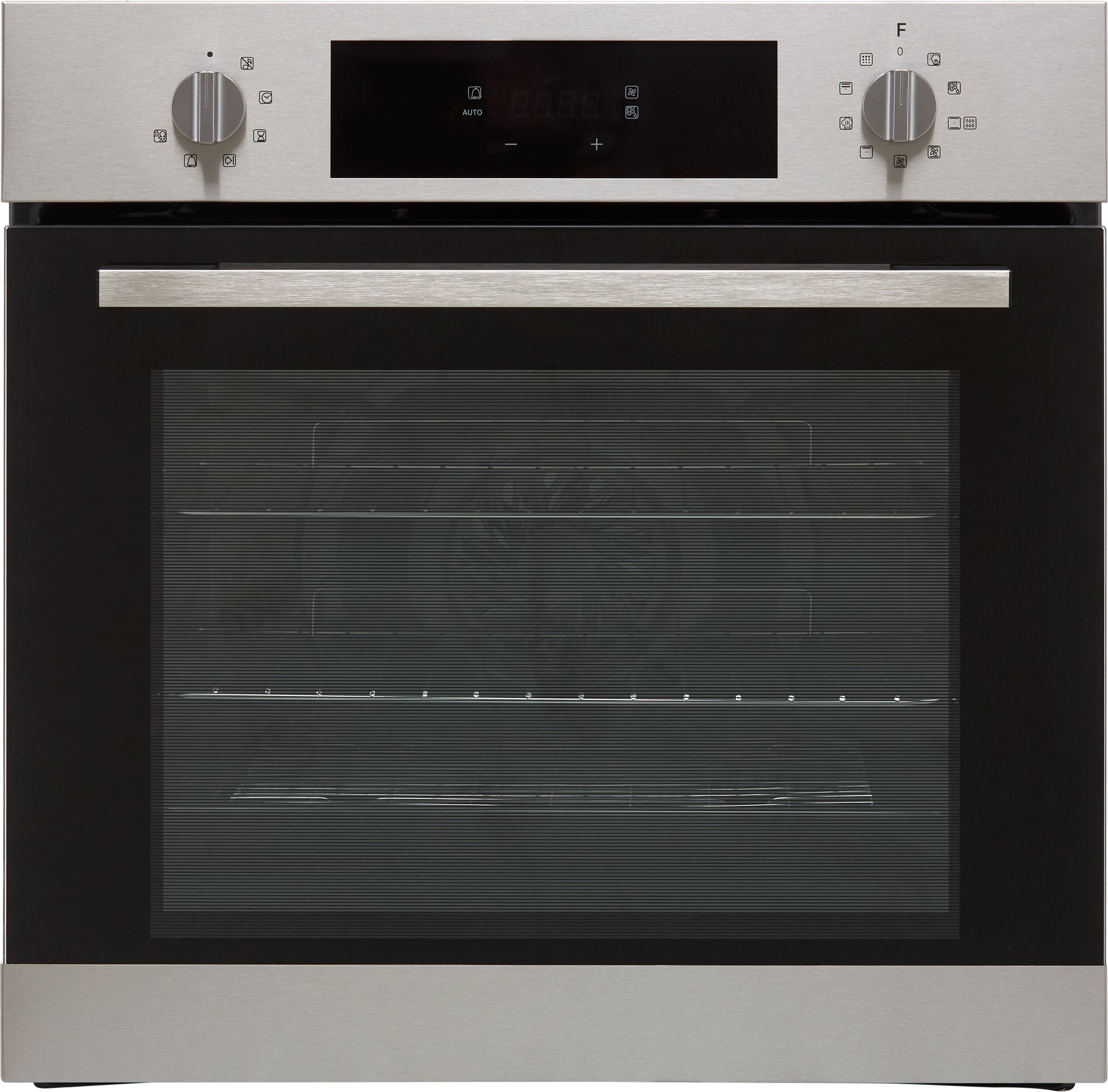 Hoover H-OVEN 300 HOC3BF5558IN Built In Electric Single Oven and Pyrolytic Cleaning - Stainless Steel - A Rated, Stainless Steel