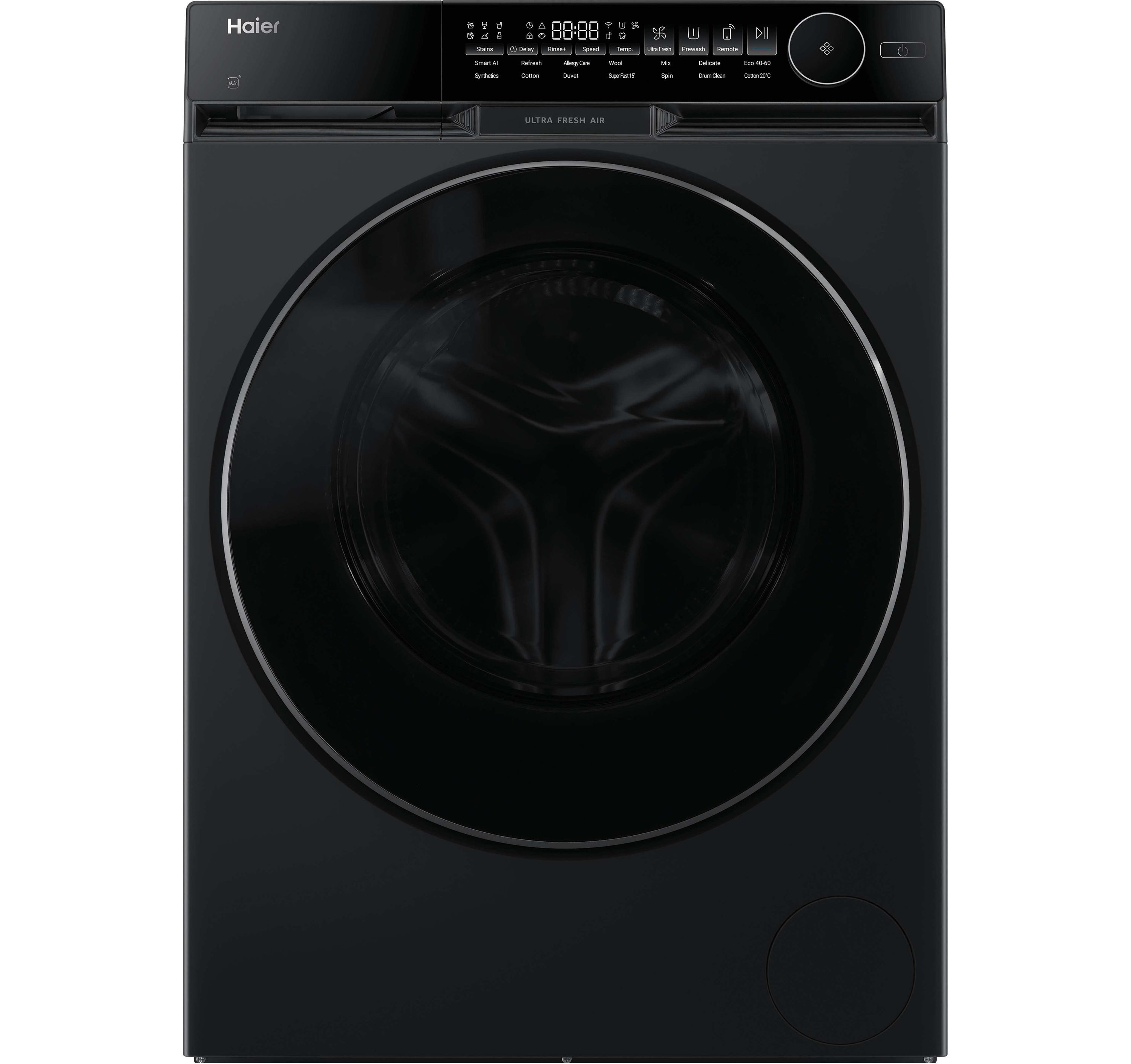 Haier HW100-B14387BUUK Washing Machine - 10 kg - 1400 RPM - Black
