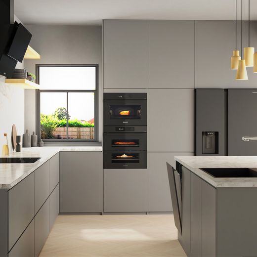 Samsung Series 5 Compact Electric Single Oven - Black Glass